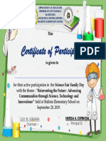 Certificate Science