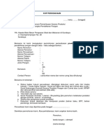 Permohonan PSB - Sarprod