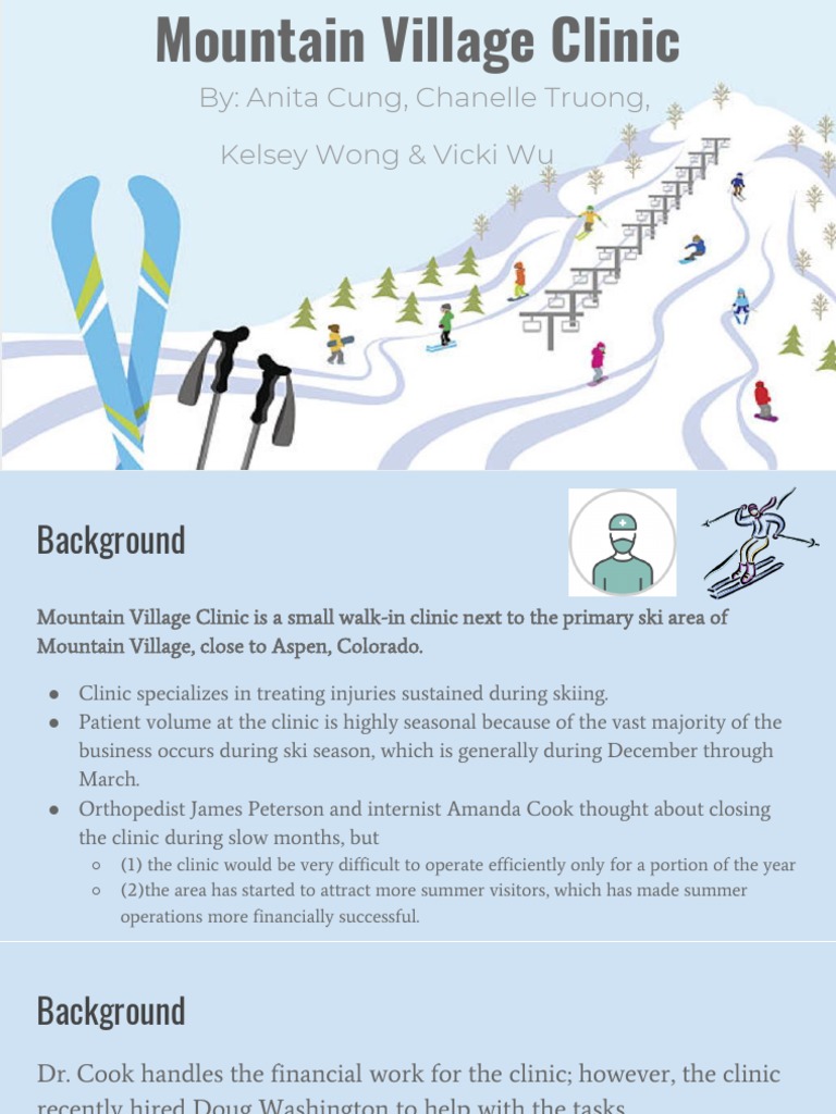 Mountain Village Clinic PDF Line Of Credit Credit