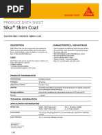 Sika Skim Coat Pds en