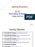(2-1) Time Value of Money - Single Cash Flow PDF