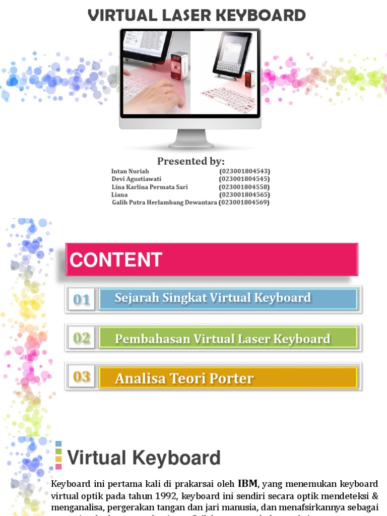 Inovasi Keyboard Laser Virtual iKeybo | PDF