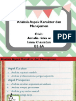 Manajemen Organisasi Amalia - Isma Bs 6A