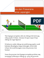 Sarana Dan Prasarana Tenis Lapangan