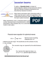 Gaussian Beam Fundamentals