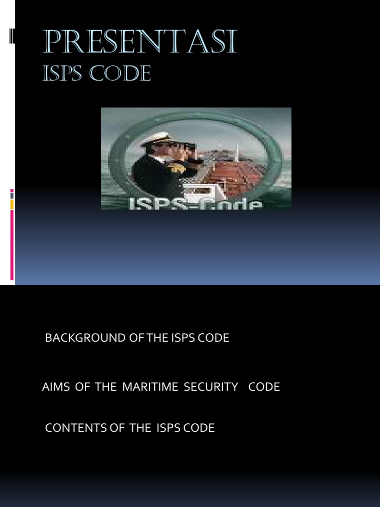 Isps Code | PDF