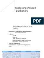 ADR Amiodarone Induced Pulmonary