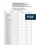 Absen Upacara Hari Pahlawan 2019