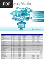 2019 Agent Price List