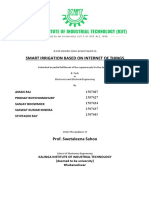 Smart Irrigation Based On IOT (Project Report)