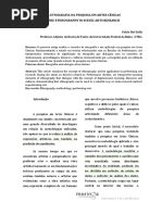 A Etnografia Na Pesquisa Em Artes Cnicas Fabio Dal Gallo Revista Moringa Ufpb