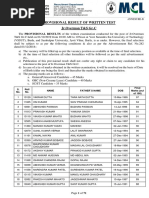 Prov Result JR Overman 2019