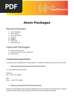 Atom Packages