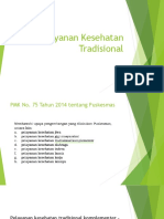 Pelayanan Kesehatan Tradisional