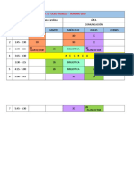 Horario de Liceo - Tarde