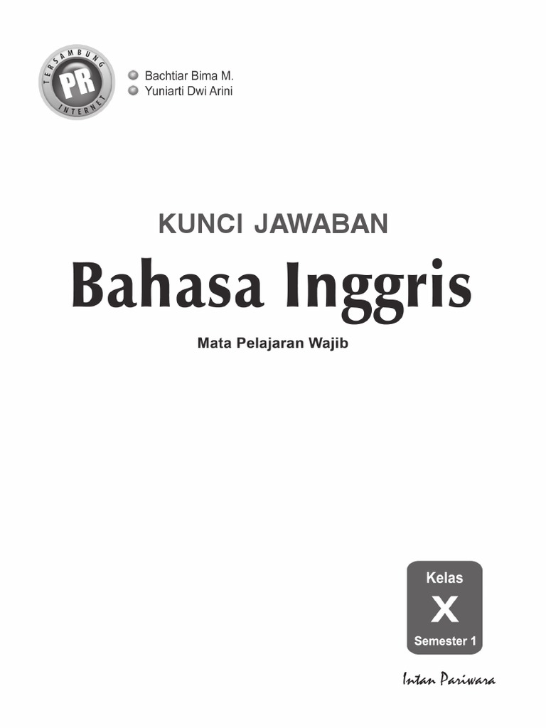 Kunci Pr Bahasa Inggris 10a K 13 2016 Pdf