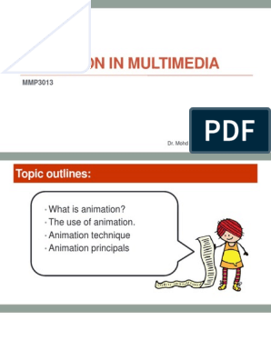 Animation in Multimedia | PDF | Animation | Computer Animation