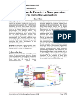 Recent Advances in Piezoelectric Nano Ge