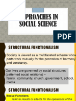Approaches in Social Science