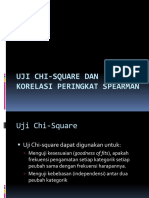 UAS Materi 13 Uji Chi-Square Dan Korelasi Spearman