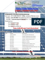 Photovoltaik Komplettanlagen mit und ohne Speicher // Photovoltaic complete systems with and without storage