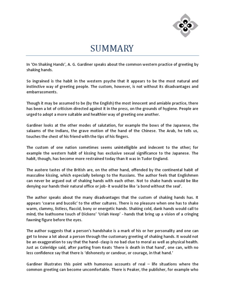 302 34 ET V1 S1 - Summary | PDF | Cultural Conventions