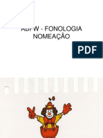 Abfw - Fonologia Nomeação Figuras