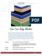 Fuss Free Baby Blanket in Template Aran Version v1