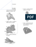 Crystal Habits and Aggregates Guide