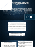 2.modelo de Programación Lineal Aplicado A Una Empresa Pyme de Calzado