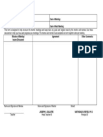 Mentoring Agreement Form