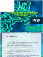 Bacterio19-Metabolisme Biochimique Bacterien