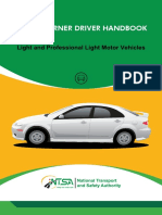 Ntsa Private Light Vehicles Learner's Handbook 2017