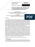 Predicting Effect of Varying Load, Velocity and Number of Cycles On Depth of Wear of Cupb24sn4 Metal Lined Bush by Endurance Test