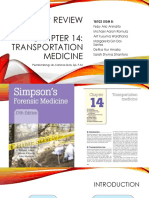 Transportation Medicine-Chapter Review