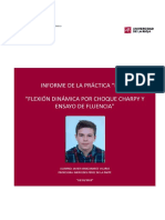 2.-Flexión Dinámica Por Choque Charpy y Ensayo de Fluencia PDF