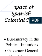Impact of Spanish Colonial Rule