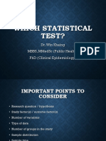 Which Statistical Test