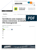 PEC Emergencial - o Que Prevê o Texto de Paulo Guedes PDF