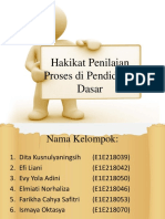 Hakikat Penilaian Proses Di Pendidikan Dasar