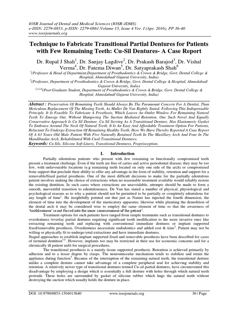 Gigi Tiruan Gasket PDF Dentures Dental Implant