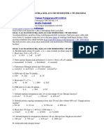 Soal Uas Matematika Kelas 6 SD Semester 1 TP