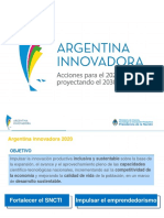 Agenda 2016 - 2030 - Ciencia y Tecnología Argentina