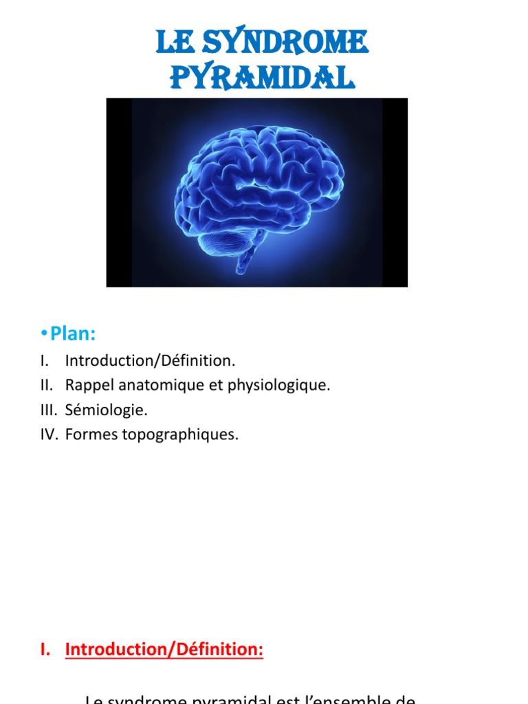 Comprendre le syndrome pyramidal | PDF | Nerf | Muscle