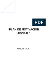 Plan de Motivacion Laboral