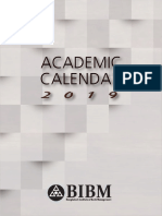 Academic Calender