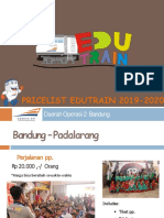 Price List Edutrain 2020 (Lokal Bandung Raya)