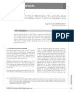 Hipoteca y Ejecucion de Garantia Real Luego Del Sexto Pleno Casatorio Civil PDF