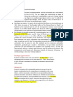 De La Teoría Del Miasma A La Teoría Del Contagio