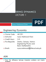 Engineering Dynamics Lecture 1.pptx
